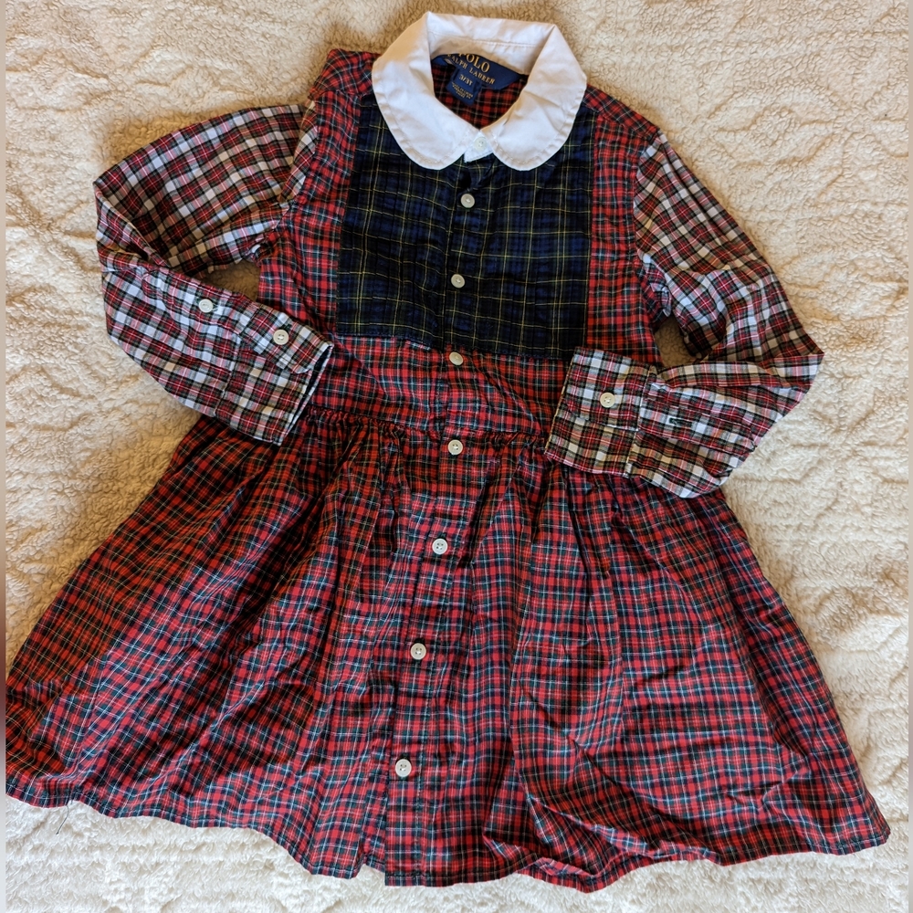 Polo Ralph Lauren Plaid Dress 3T